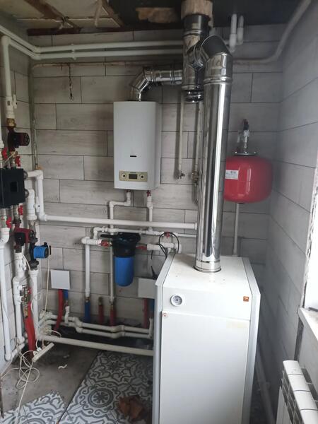 Монтаж котла 6